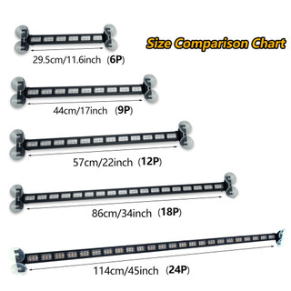 Đèn Led nhấp nháy Cảnh báo thanh dài Đèn mái xe khẩn cấp Đèn nhấp nháy 12-24V