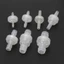 NOTE1 1 / 5 Cái Van Một Chiều, Khí Chất Lỏng Nước Đường Kính Chất Lỏng 3 / 4 / 6 / 8 / 10 / 12mm Van Kiểm Tra Nhựa, Bền Chùa Nội Tuyến Một Chiều Không Quay Lại Phụ Kiện Máy Bơm Không Khí Chặn Chất Lỏng
