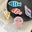 Kẹp Tóc BORAGETE Ocean Series, Mũ Hoạt Hình Kẹp Tóc Sao Biển, Phụ Kiện Tóc Cá Nhỏ Cá Heo Barrette Bé Gái