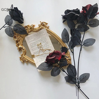 Gcdhome Gothic Hoa Hồng Đen Nhân Tạo Hoa Mô Phỏng Hoa Len Hoa Hồng Hoa HOT