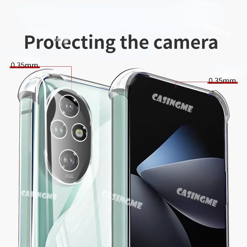 Honor 200 5G 200Pro 2024 Trong Suốt Túi Khí Trong Suốt Cho Honor200 200Honor Honor 200 Pro 5G 200Pro 4G 2024 Ốp Lưng Silicon Chống Sốc Ốp lưng Mềm