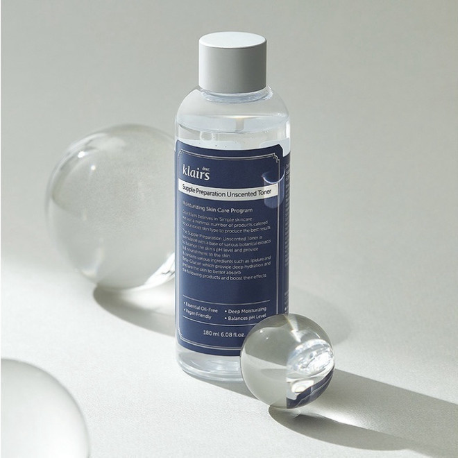 Nước Hoa Hồng Không Mùi Dưỡng Ẩm Và Làm Mềm Da Dear Klairs Supple Preparation Unscented Toner