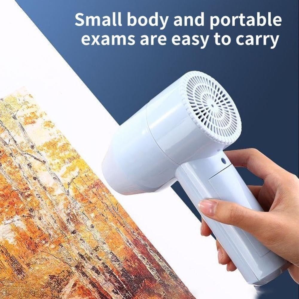 Máy Sấy Tóc Không Dây CAST, Để Sấy Tranh Máy Thổi Khí Có Thể Điều Chỉnh, Màu Đen Di Động Nhanh Khô Quạt Thổi Khí Mini