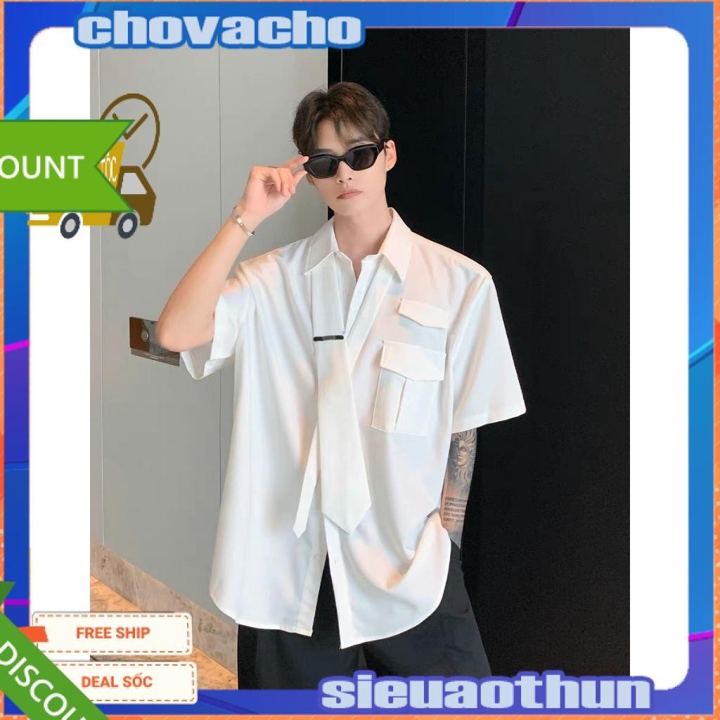 Áo Sơ mi Tay ngắn Style ITA CVC - Giá sỉ Unisex