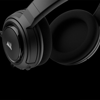 QIUWU đệm tai thay thế cho CORSAIR HS35/HS40, mút xốp mềm, đàn hồi, dễ lắp