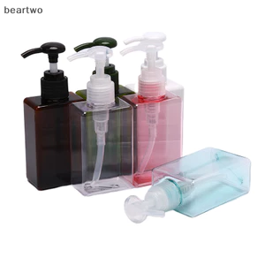 < Beartwo > Chai dưỡng da bằng nhựa trong suốt rỗng Chai chia dầu gội di động (nhãn) Đẹp