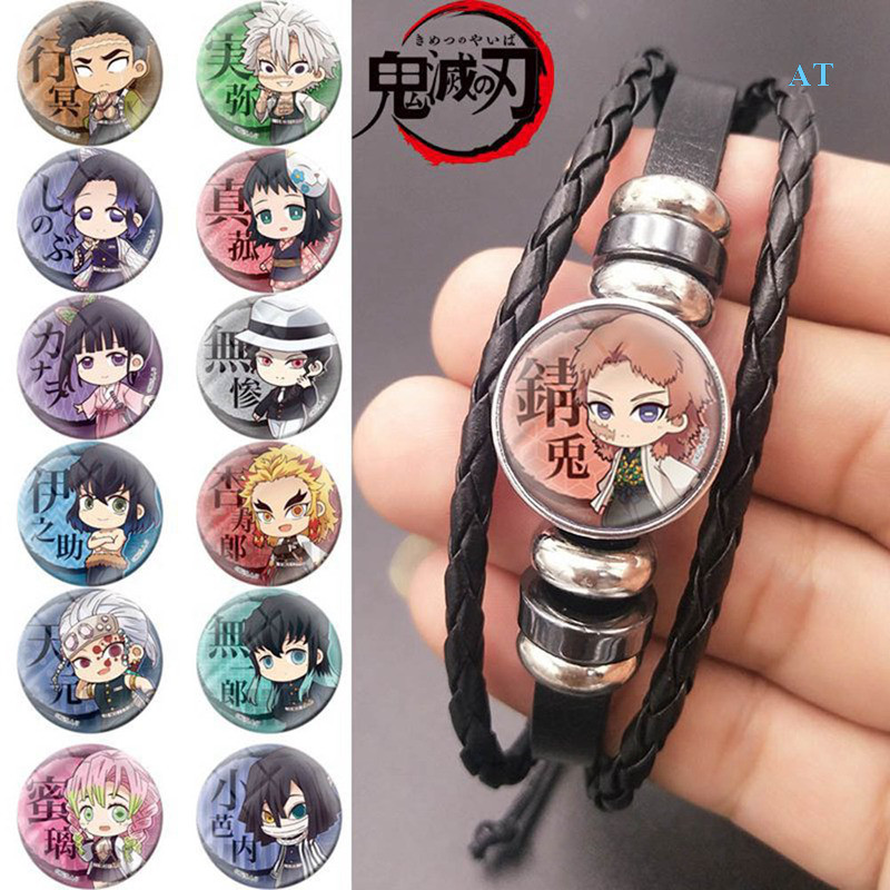 Aasleaty Handmade Bện Vòng Tay Kamado Nezuko Ma Vòng Tay Anime Demon ...