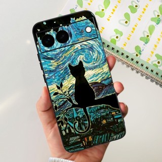 Ốp Chống Sốc Cho Google Pixel 7 Pro GP4BC / Pixel 7 GVU6C GQML3 Ốp Lưng Pixel7 Pro Hoa Phong Cách Mới Vỏ Điện Thoại TPU Mềm