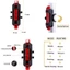 Đèn xe đạp phía sau CHEESELY - Chống nước, sạc lại qua USB, đa dạng màu sắc, phù hợp leo núi và đi thành phố