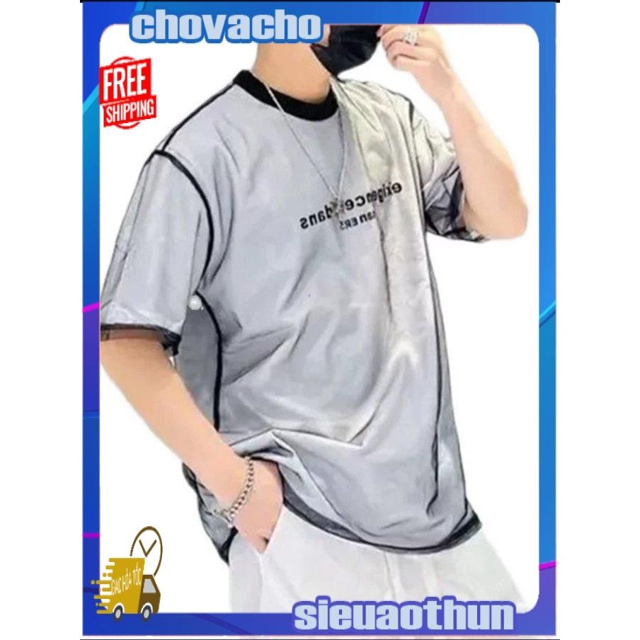 Áo tơ mỏng dệt cổ tròn FJELLY ICVCVNI Unisex