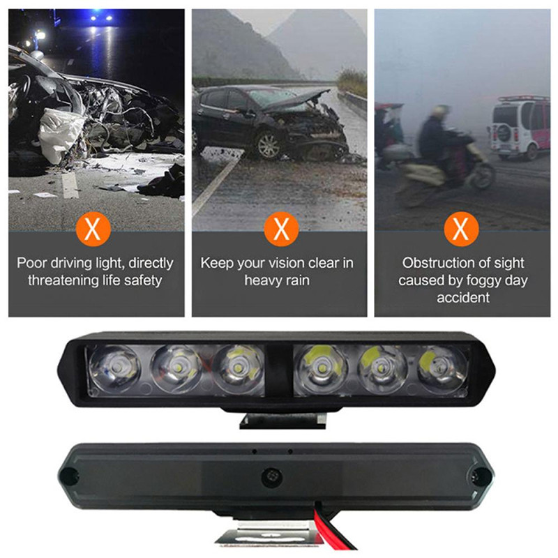 Tmoy Xe Máy Flash 6LED Đèn TCVN