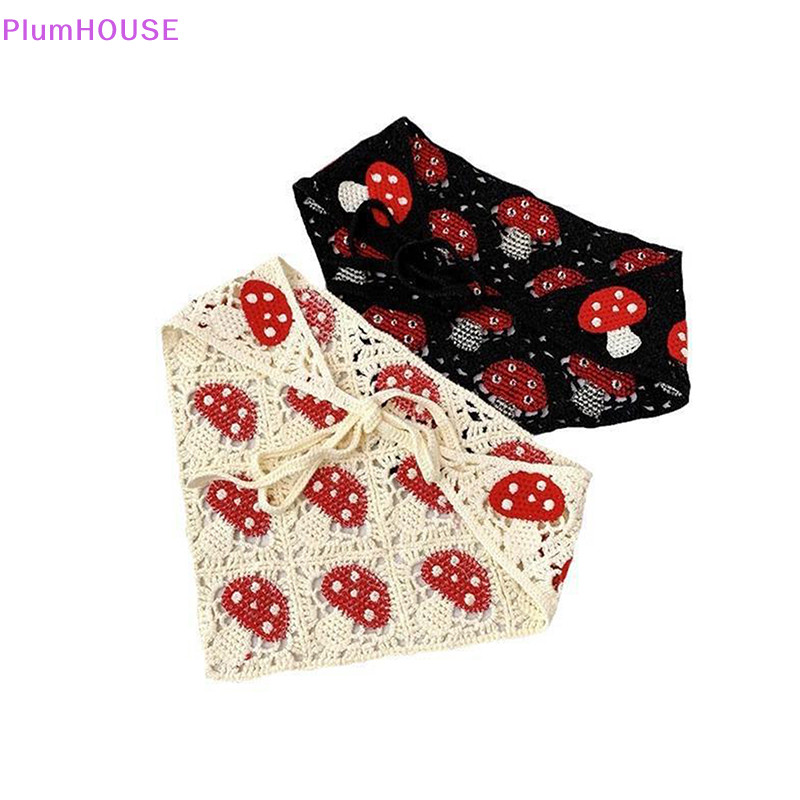 Plumhouse Ngọt Ngào Dễ Thương Dệt Kim Tam Giác Pháp Mục Vụ Phong Cách Dành Cho Nữ Bé Gái Hoa Nhỏ Khăn Trùm Đầu Phụ Kiện Tóc VN