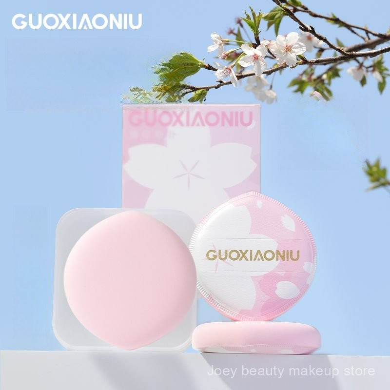 GuoXiaoniu Đệm Puff Cherry Blossom Marshmallow Siêu Mềm Dành Cho Kem Nền Trang Điểm Dạng Lỏng Đặc Biệt Dành Cho Phụ Nữ Phù Hợp Với DHVE
