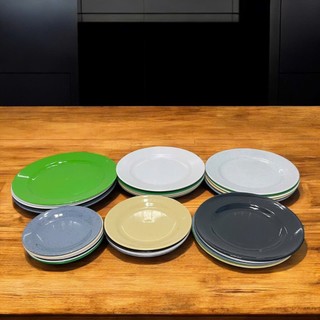 Đĩa nhựa cạn melamine chất lượng cao - đĩa nhựa cạn cho quán nhậu kích thước - Phương Trang