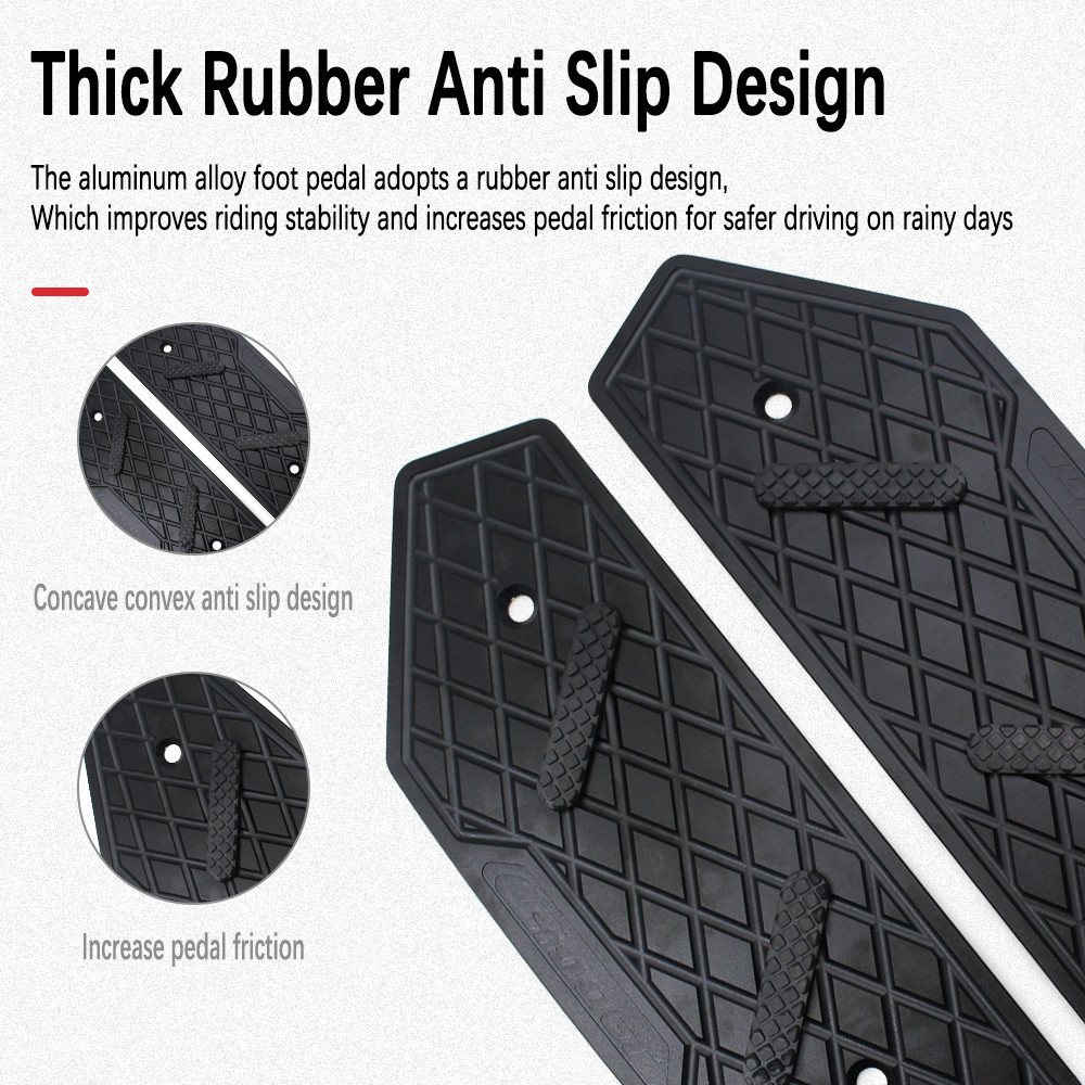 Xe Máy Phía Trước Và Phía Sau Miếng Đĩa Hợp Kim Nhôm Bàn Đạp Sửa Đổi Chống Trượt Chân Footpads Cho Xe BMW C400GT C400 GT 2018-2024