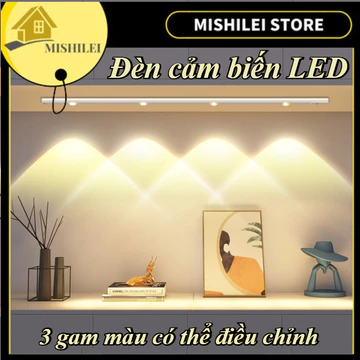 MISHILEI-Đèn cảm biến LED,Đèn LED trang trí điều chỉnh độ sáng,Đèn cảm ứng nhà bếp,Đèn cảm biến thông minh