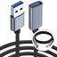 BTM USB3 0 Cáp nối dài nam sang nữ Bộ mở rộng USB để sạc và truyền dữ liệu đáng tin cậy cho bàn phím USB