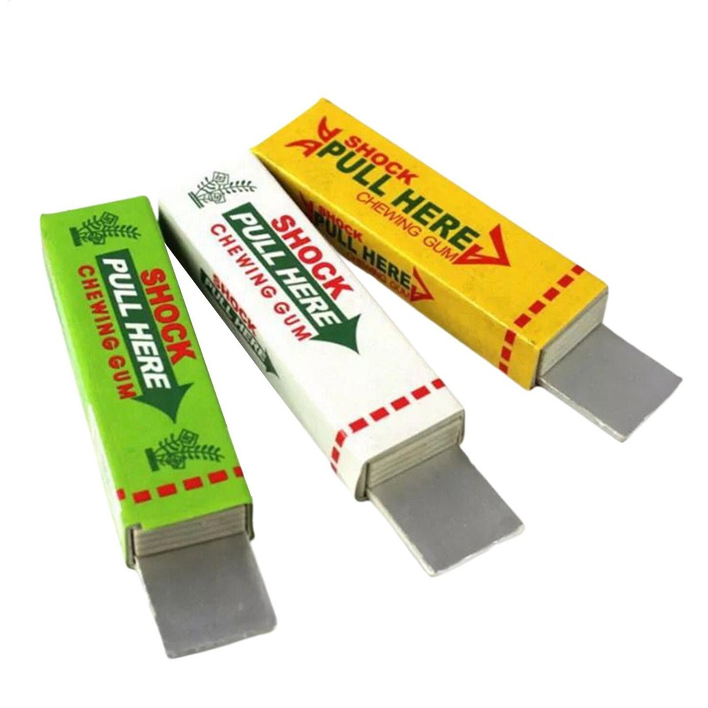 Điện Shocker Gum Điện Nhai Kẹo Cao Su Joke Prank Ngộ nghĩnh Đồ Chơi Prank Sáng Tạo Trò Chơi Sốc Ngày Cá Tháng Tư Prank Đồ Chơi Sốc wipqsvn