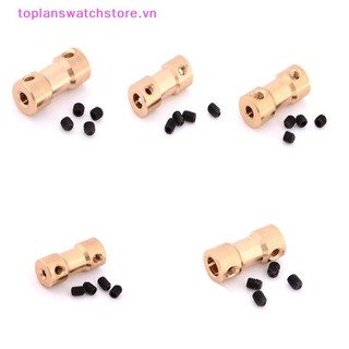 Toplanswatchstore Mới 2 / 3 / 3.17 / 4 / 5mm Động Cơ Trục Đồng Khớp Nối Khớp Nối Tay Adapter VN