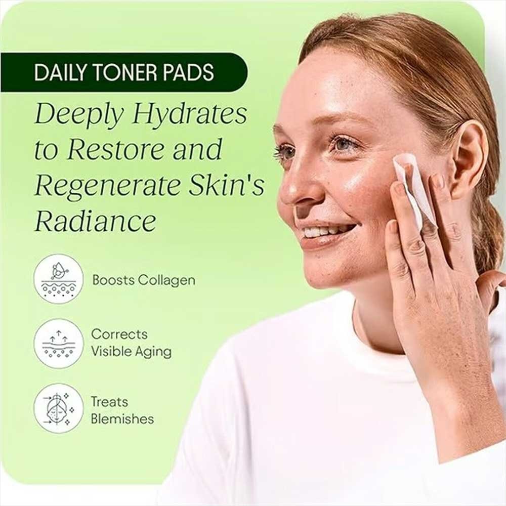 100Pcs Jiyu Skincare Anti-Aging Dark Spot & Wrinkle Minimizing Toner Pads Skin Care Accessorie