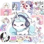 Hộp 50 Sticker Hình NGỰA UNICORN Decal Phản Quang 7 Màu Halogram Chống Nước NSX Gì Cũng In | MS: 000194