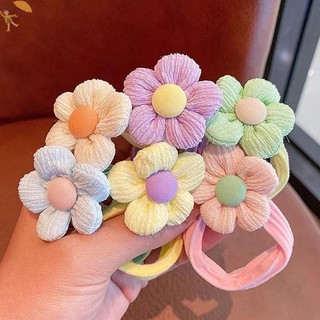 [GOU] 6 Dây buộc tóc nơ dễ thương dành cho trẻ em Dây buộc tóc hoa nhiều màu thời trang dành cho nữ Bé gái Dây buộc tóc đuôi ngựa ngọt ngào co giãn cao VN