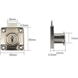 Combo 3 Ổ khóa tủ, khóa hộc kéo, khóa tủ gỗ Everygood cao cấp chắc chắn