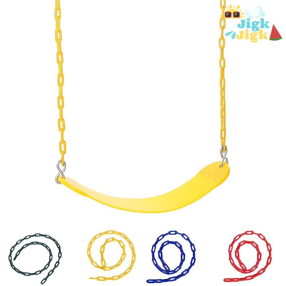 Jigk 1.8M Bộ xích đu bằng nhựa tráng sắt Phụ kiện Sân chơi Đồ chơi thể thao ngoài trời cho trẻ em