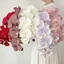 NORDICLIFE Bướm Nhân Tạo Phong Lan, 10 Đầu Dây Sắt Bên Trong Lót Giả Phalaenopsis, Nhiều Màu 98cm Cảm Ứng Thật Hoa Lụa Trang Trí Nhà