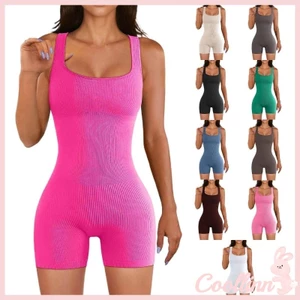 Coo Hợp lý Bộ đồ liền thân Yoga cổ vuông và Bộ áo liền quần nén gân hỗ trợ dành cho nữ Cô gái