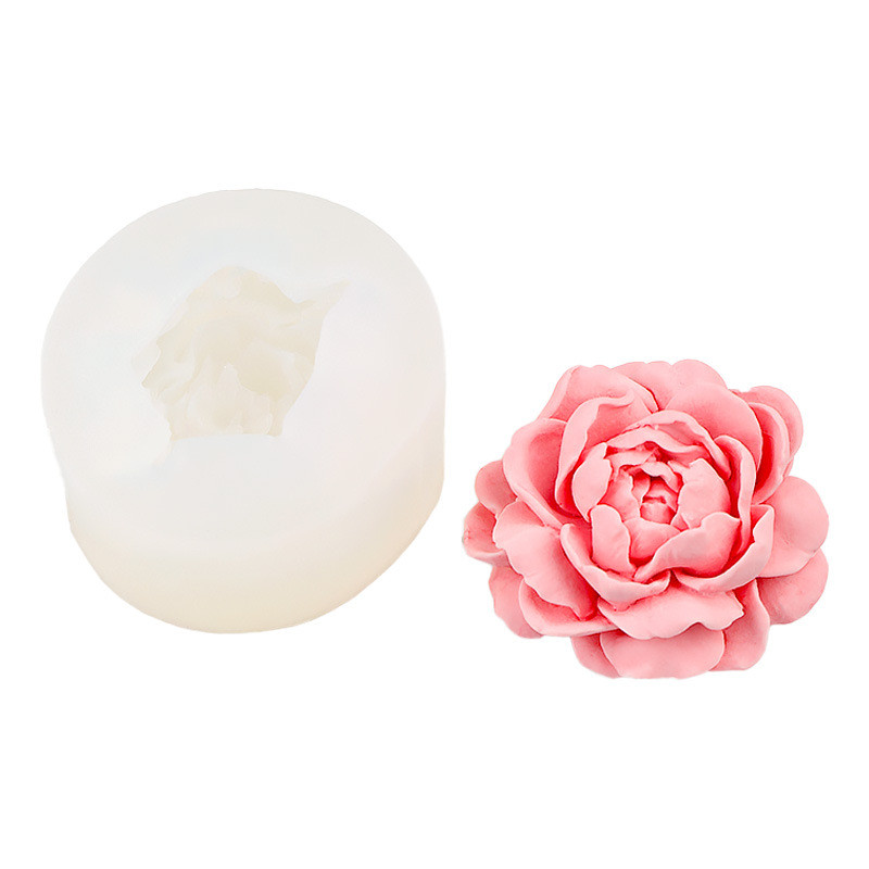 Đầu Hổ Hoa Nhài Khuôn Silicon Hương Liệu Thạch Cao Nến Khuôn Sô Cô La Fondant Bánh Trang Trí Khuôn Làm Bánh Handmade