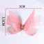 PYCOU 50 Miếng Dán Bướm Vải Organza, Miếng Dán Thêu Bướm Voan Hai Lớp, Thời Trang Handmade Quần Áo May Vá Phụ Kiện Tóc Cô Dâu