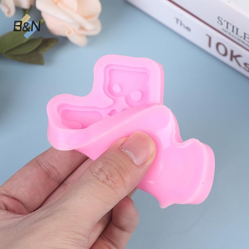 B & N Chúc Mừng Sinh Nhật Hình Khuôn Silicon Sugarcraft & Chocolate Khuôn Dụng Cụ Trang Trí Bánh.