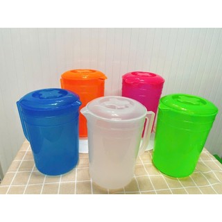 Ca Nhựa PP Có Nắp Nhiều Màu – Ca Đựng Trà Đá, Nước Lạnh 1200ml–2500ml Giá Rẻ