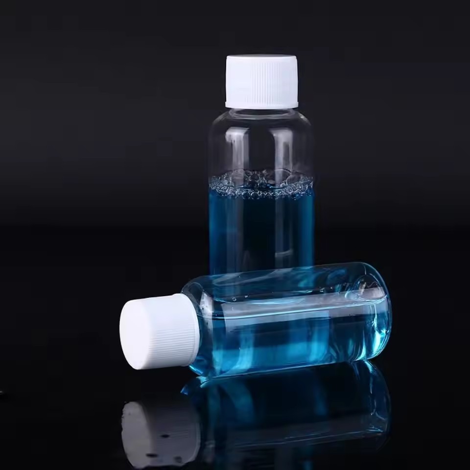 [3-5 ngày đến] 1-3 chiếc Chai nhựa miệng nhỏ PET 10-100ml, Hộp đựng chất lỏng trong suốt có niêm phong chống rò rỉ, để bảo quản da / nước hoa / phụ kiện, 6 kích cỡ tùy chọn