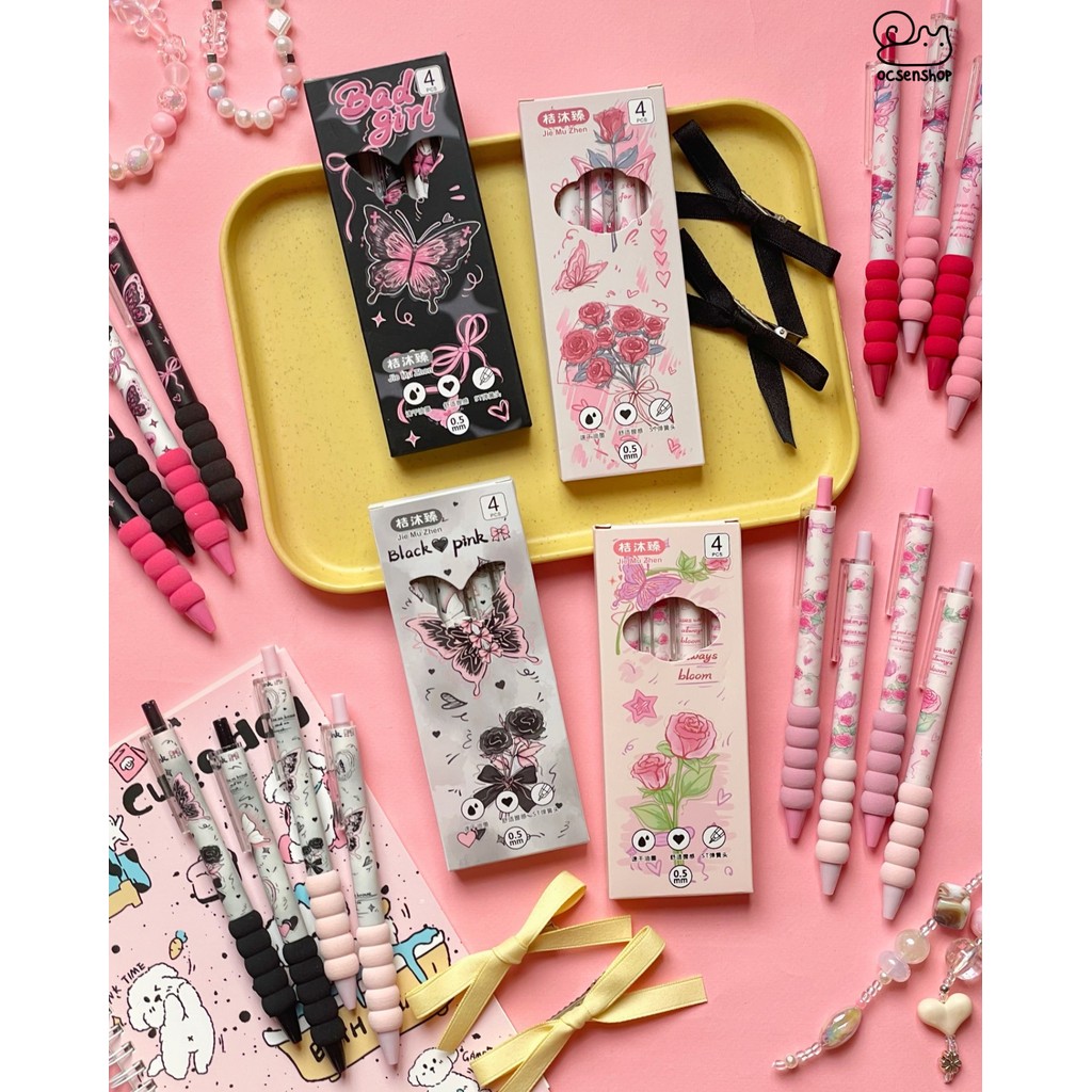 Set bút bi Bad girl (4pcs)