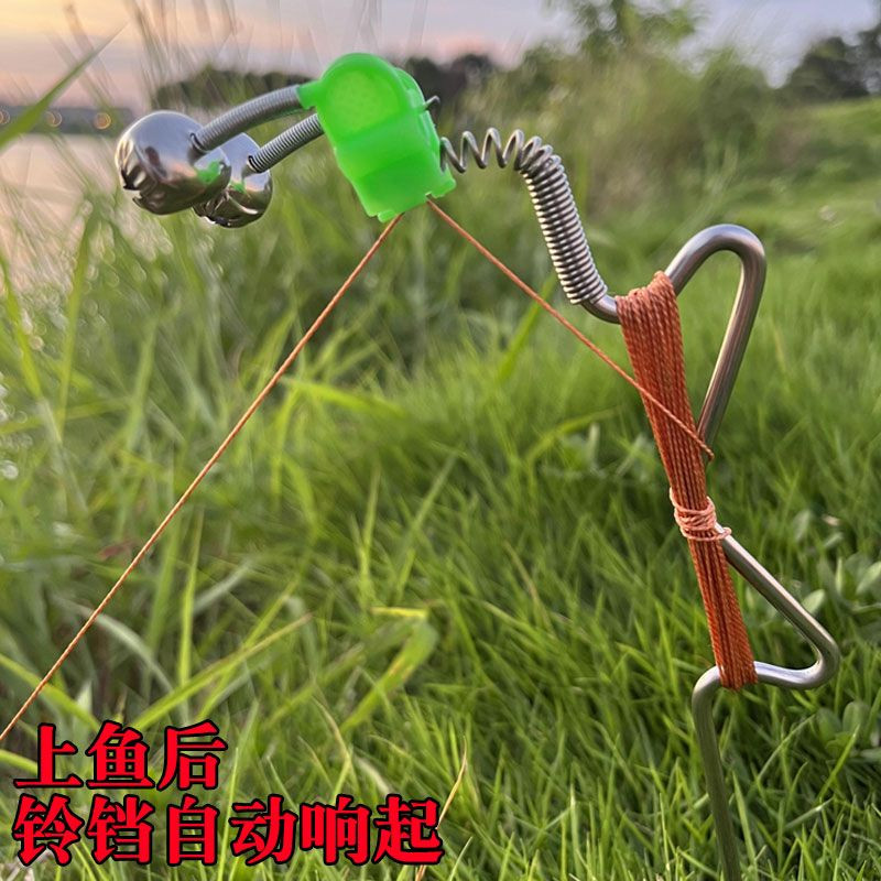 Câu Cá Tự Động Thành Phẩm Tích Hợp Thép Không Gỉ Lò Xo Tay Dòng Đất Chèn Rùa Móc Nổ Móc Lật Cá Đen Mult