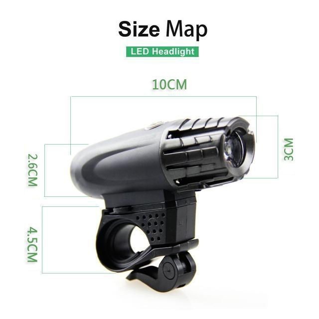 Đèn Xe Đạp Chống Mưa Chống Nước Xe Đạp Leo Núi Đèn Pha Đuôi USB Sạc Mạnh Đèn Pin Thiết Bị Đi Xe Đạp Phụ Kiện