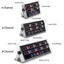 Hẹn giờ nhà bếp thương mại CODECOVED, Màn hình kỹ thuật số LED 4 / 6 / 8 kênh Hẹn giờ gà rán, có thể điều chỉnh âm lượng hình chữ nhật Tiết kiệm điện năng Nhắc nhở nấu ăn Nhà hàng