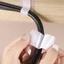 10 Dây buộc cáp - Tự dính, Có thể điều chỉnh - Dụng cụ cố định dây nguồn USB - Dụng cụ sắp xếp dây có thể tái sử dụng - Dây buộc - Quản lý bàn làm việc - Dành cho cáp mạng, bảng cắm