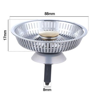 Bộ lọc bồn rửa chén nhà bếp JKDESIGN, Bộ lọc thoát nước chống tắc nghẽn, phích cắm thoát nước sàn hữu ích Dụng cụ bắt thức ăn Làm sạch tóc Máy bắt chất thải thực phẩm