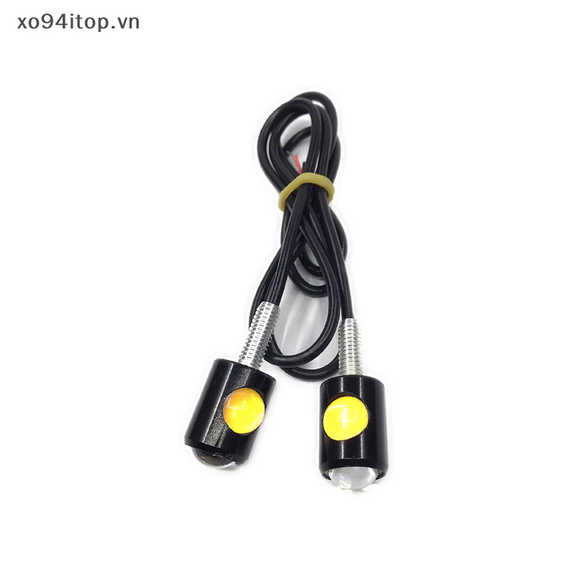 Xoitop Sáng Tạo Xe Máy Đèn Tín Hiệu Biển Đèn LED Bóng Đèn Hình Mắt Biến Chỉ Báo Siêu Sáng Dễ Dàng Lắp Đặt VN