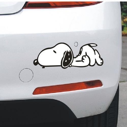 Nhãn dán xe hơi HL Snoopy, nhãn dán xe cá nhân, vết trầy xước, nhãn dán trầy xước, nhãn dán xe hơi ngộ nghĩnh, nhãn dán hoạt hình, nhãn dán xe hơi, chống thấm nước