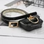 JKDESIGN Gothic Fanny Packs, Ví thắt lưng du lịch Punk Vuông Trái tim nữ Túi thắt lưng cổ điển, Dây thắt lưng kim loại bằng da PU màu đen phong cách Y2K