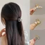 Kẹp tóc Mini BORAGETE, Kẹp tóc hợp kim, Kẹp móng vuốt cua nhỏ cổ điển đính đá