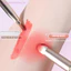 Bàn chải môi Mini đầu tròn cầm tay có nắp đậy Bàn chải che khuyết điểm Cô gái Son bóng Cọ trang điểm nhòe [làm đẹp]