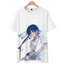 SY3 Becchi The Rock Yamada Ryo Cosplay vải 3D mùa hè Áo thun ngắn tay Anime YS3