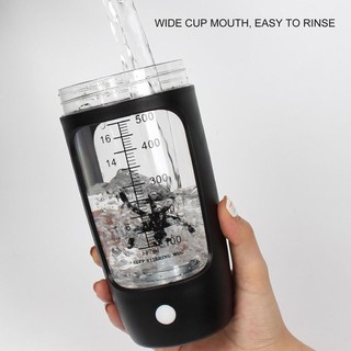 Bình lắc điện Dung tích 600ml Cốc trộn di động USB có thể sạc lại Cốc lắc cho hỗn hợp Protein mịn igh Speed Protein Shaker Chai shopidaevn