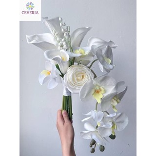 hoa cưới cầm tay cô dâu nhiều mẫu siêu xinh CEVERIA