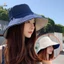 Mũ xô BRARAA Xuân Hè Mũ Panama Chống tia cực tím Có thể gập lại Mũ chống nắng